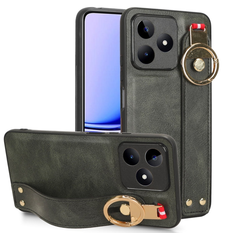 Wristband Leather Back Phone Case, For Realme C75, For Realme 13 Pro 5G, For Realme C63 4G / C61 4G, For Realme Narzo N63 4G, For Realme 11 4G Global, For Realme 11 5G Global, For Realme C53 4G / Narzo N53, For Realme 11 Pro / 11 Pro+
