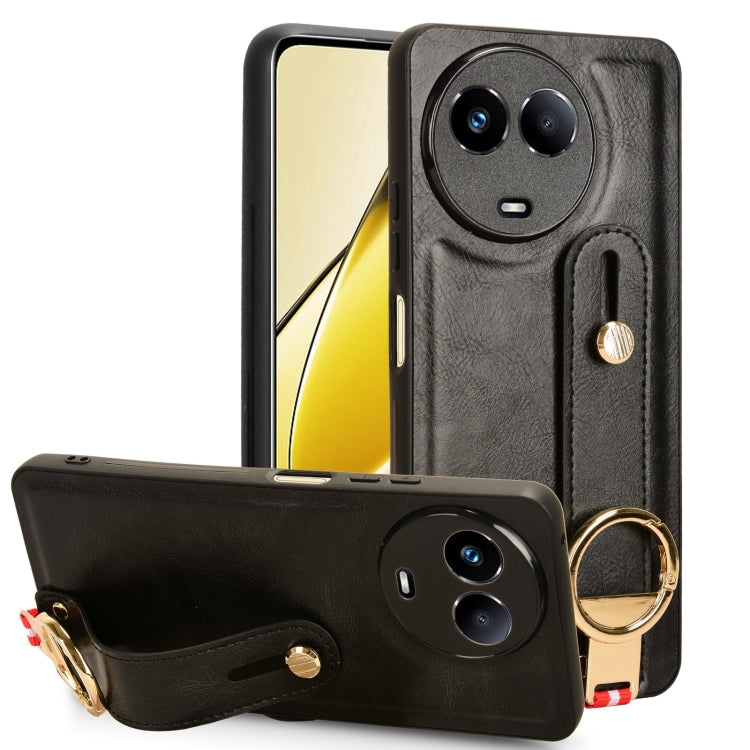 Wristband Leather Back Phone Case, For Realme C75, For Realme 13 Pro 5G, For Realme C63 4G / C61 4G, For Realme Narzo N63 4G, For Realme 11 4G Global, For Realme 11 5G Global, For Realme C53 4G / Narzo N53, For Realme 11 Pro / 11 Pro+