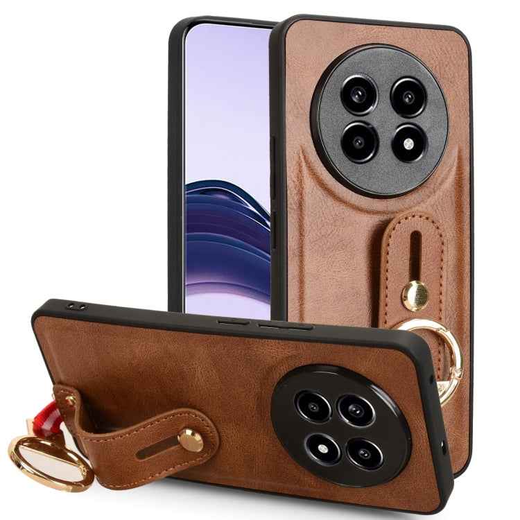Wristband Leather Back Phone Case, For Realme C75, For Realme 13 Pro 5G, For Realme C63 4G / C61 4G, For Realme Narzo N63 4G, For Realme 11 4G Global, For Realme 11 5G Global, For Realme C53 4G / Narzo N53, For Realme 11 Pro / 11 Pro+