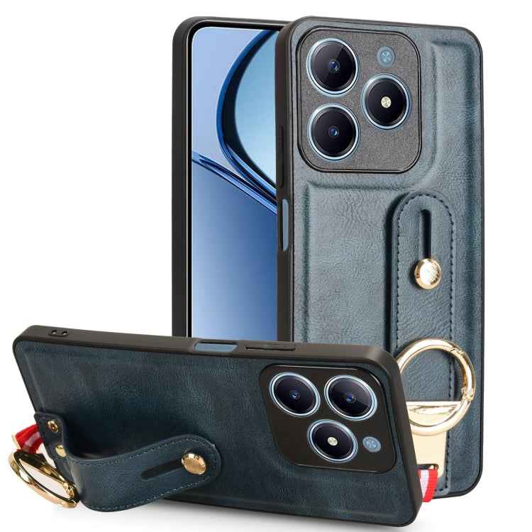 Wristband Leather Back Phone Case, For Realme C75, For Realme 13 Pro 5G, For Realme C63 4G / C61 4G, For Realme Narzo N63 4G, For Realme 11 4G Global, For Realme 11 5G Global, For Realme C53 4G / Narzo N53, For Realme 11 Pro / 11 Pro+