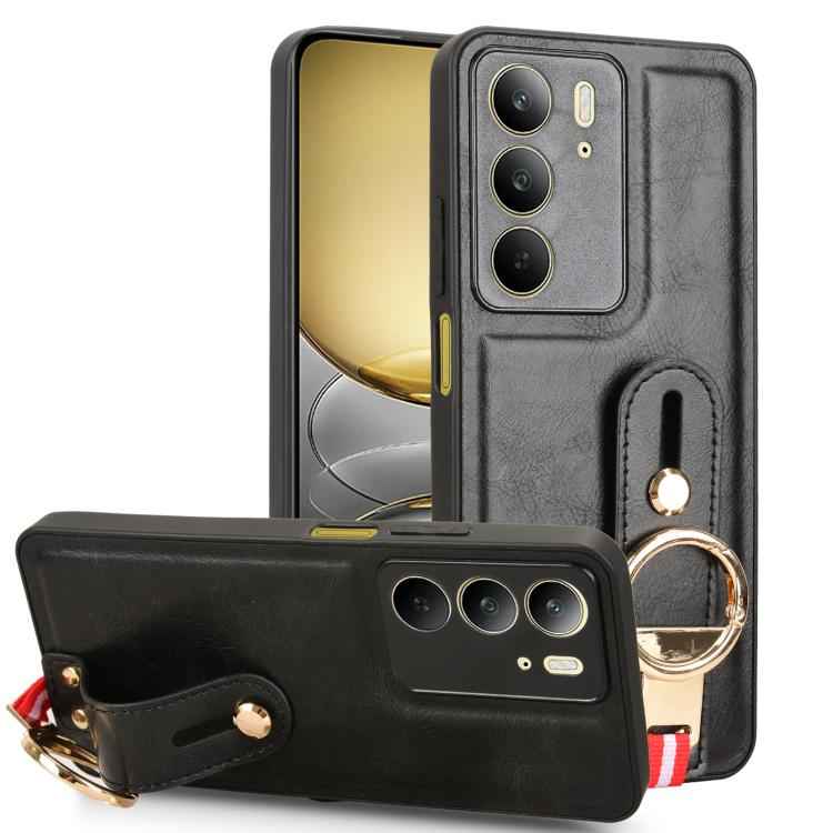 Wristband Leather Back Phone Case, For Realme C75, For Realme 13 Pro 5G, For Realme C63 4G / C61 4G, For Realme Narzo N63 4G, For Realme 11 4G Global, For Realme 11 5G Global, For Realme C53 4G / Narzo N53, For Realme 11 Pro / 11 Pro+