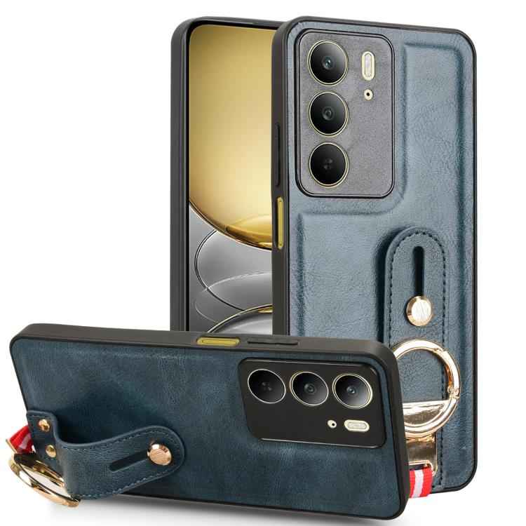 Wristband Leather Back Phone Case, For Realme C75, For Realme 13 Pro 5G, For Realme C63 4G / C61 4G, For Realme Narzo N63 4G, For Realme 11 4G Global, For Realme 11 5G Global, For Realme C53 4G / Narzo N53, For Realme 11 Pro / 11 Pro+