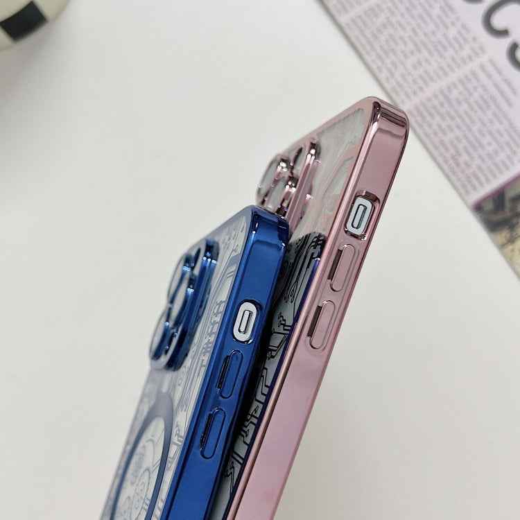 Electroplated Circuit Board Pattern MagSafe Phone Case