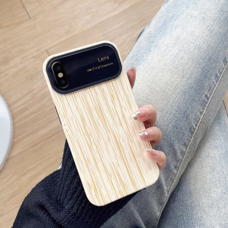 Wood Grain TPU Phone Case with Lens Film
