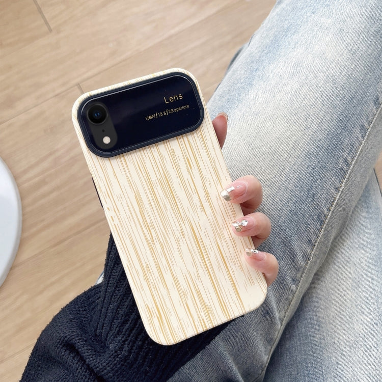 Wood Grain TPU Phone Case with Lens Film