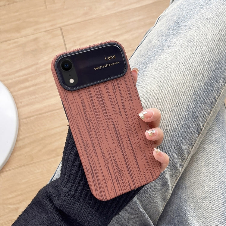 Wood Grain TPU Phone Case with Lens Film