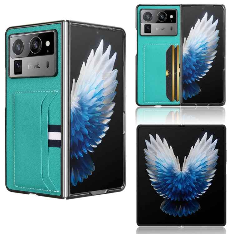 Litchi Texture Card Slots Back Cover Phone Case, For Tecno Phantom V Flip2, For Tecno Phantom V Fold2, For Tecno Phantom V Fold