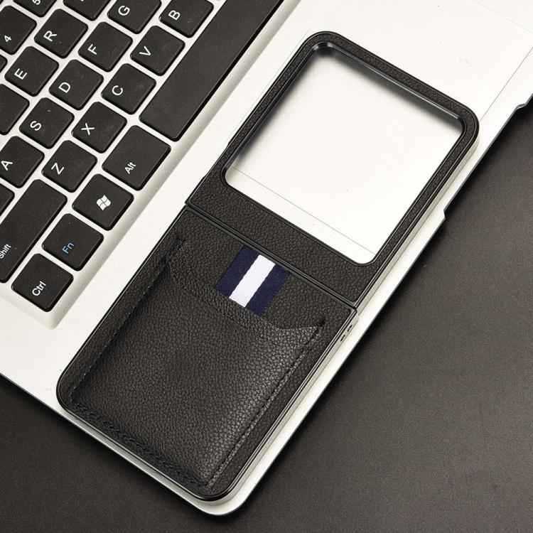 Litchi Texture Card Slots Back Cover Phone Case, For Tecno Phantom V Flip2, For Tecno Phantom V Fold2, For Tecno Phantom V Fold