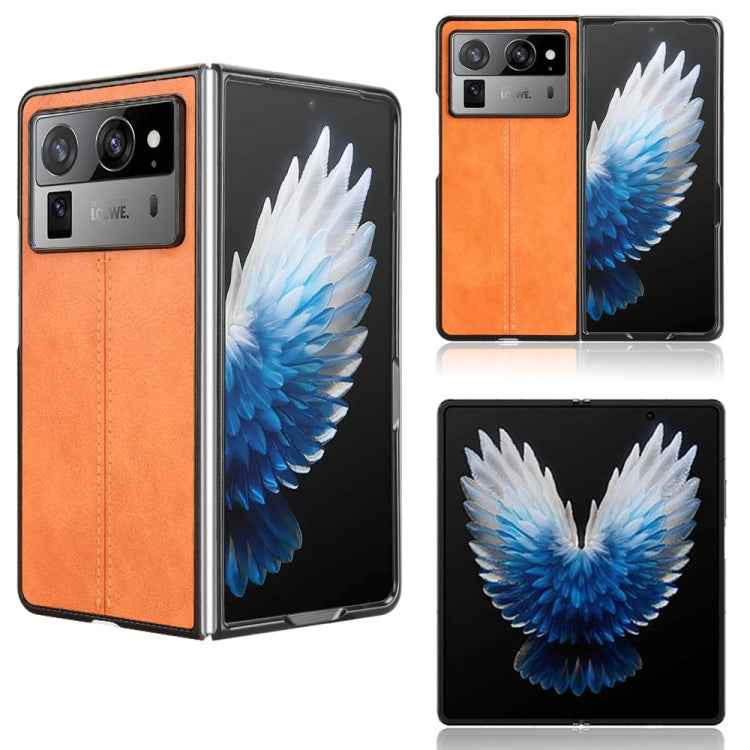 Cow Pattern Sewing Back Cover Phone Case, For Tecno Phantom V Flip2, For Tecno Phantom V Fold2, For Tecno Phantom V Flip, For Tecno Phantom V Fold