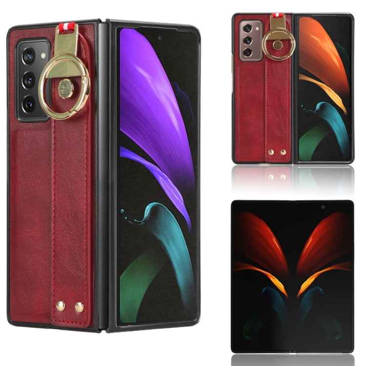 Wristband Leather Back Phone Case, For Samsung Galaxy S24 5G, For Samsung Galaxy Z Flip3 5G, For Samsung Galaxy Z Fold3 5G, For Samsung Galaxy Z Fold2 5G, For Samsung Galaxy Fold 5G /W20