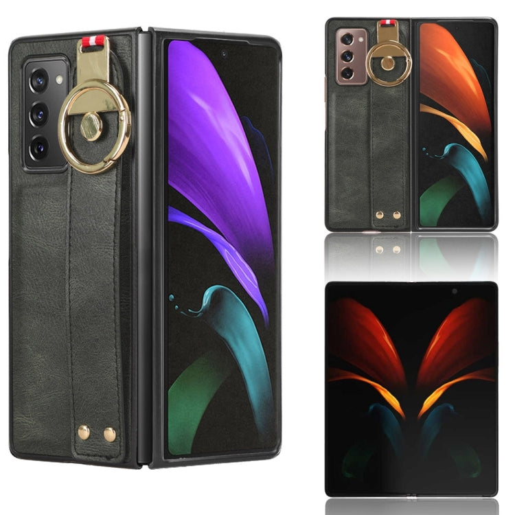 Wristband Leather Back Phone Case, For Samsung Galaxy S24 5G, For Samsung Galaxy Z Flip3 5G, For Samsung Galaxy Z Fold3 5G, For Samsung Galaxy Z Fold2 5G, For Samsung Galaxy Fold 5G /W20