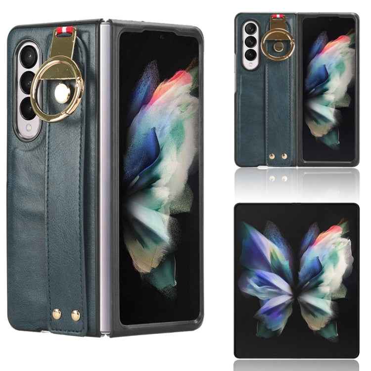 Wristband Leather Back Phone Case, For Samsung Galaxy S24 5G, For Samsung Galaxy Z Flip3 5G, For Samsung Galaxy Z Fold3 5G, For Samsung Galaxy Z Fold2 5G, For Samsung Galaxy Fold 5G /W20