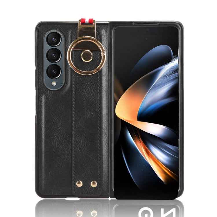 Wristband Leather Back Phone Case, For Samsung Galaxy Z Fold4, For Samsung Galaxy A05s 4G, For Samsung Galaxy S24 Ultra 5G, For Samsung Galaxy M34 5G, For Samsung Galaxy S23 FE 5G, For Samsung Galaxy S24+ 5G, For Samsung Galaxy Z Flip4                 ...