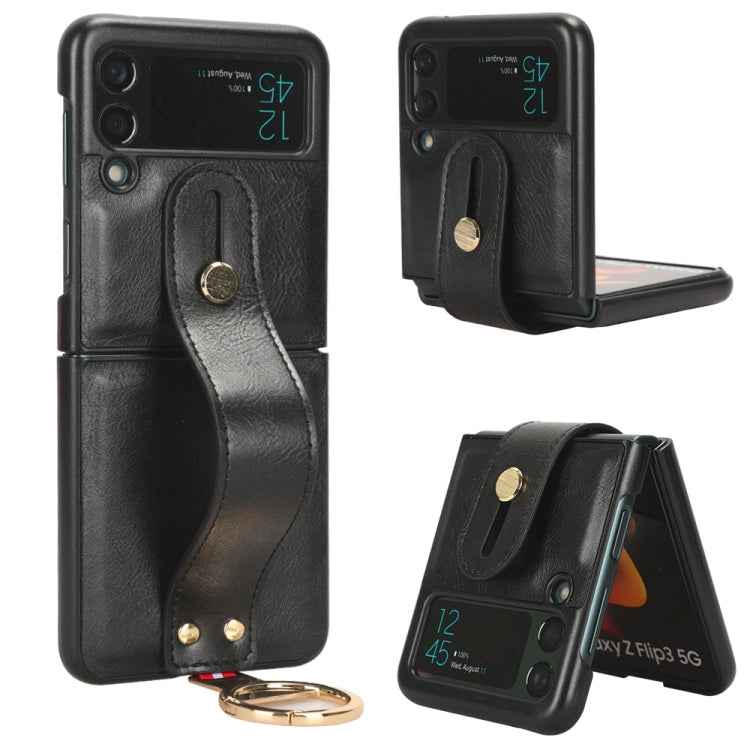 Wristband Leather Back Phone Case, For Samsung Galaxy S24 5G, For Samsung Galaxy Z Flip3 5G, For Samsung Galaxy Z Fold3 5G, For Samsung Galaxy Z Fold2 5G, For Samsung Galaxy Fold 5G /W20