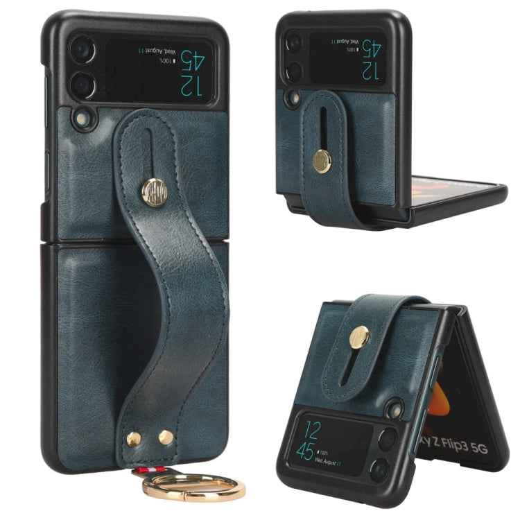 Wristband Leather Back Phone Case, For Samsung Galaxy S24 5G, For Samsung Galaxy Z Flip3 5G, For Samsung Galaxy Z Fold3 5G, For Samsung Galaxy Z Fold2 5G, For Samsung Galaxy Fold 5G /W20