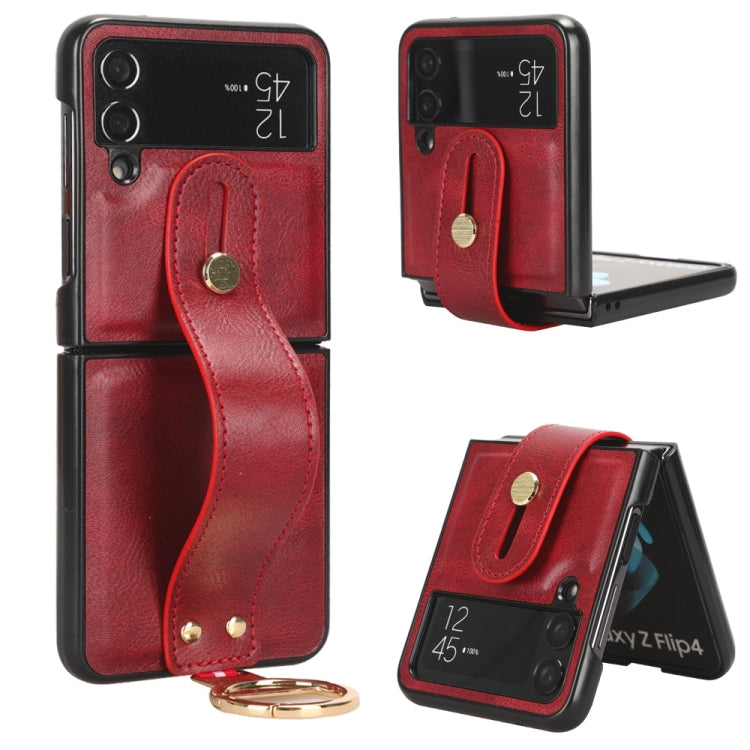 Wristband Leather Back Phone Case, For Samsung Galaxy Z Fold4, For Samsung Galaxy A05s 4G, For Samsung Galaxy S24 Ultra 5G, For Samsung Galaxy M34 5G, For Samsung Galaxy S23 FE 5G, For Samsung Galaxy S24+ 5G, For Samsung Galaxy Z Flip4                 ...