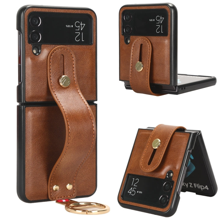 Wristband Leather Back Phone Case, For Samsung Galaxy Z Fold4, For Samsung Galaxy A05s 4G, For Samsung Galaxy S24 Ultra 5G, For Samsung Galaxy M34 5G, For Samsung Galaxy S23 FE 5G, For Samsung Galaxy S24+ 5G, For Samsung Galaxy Z Flip4                 ...