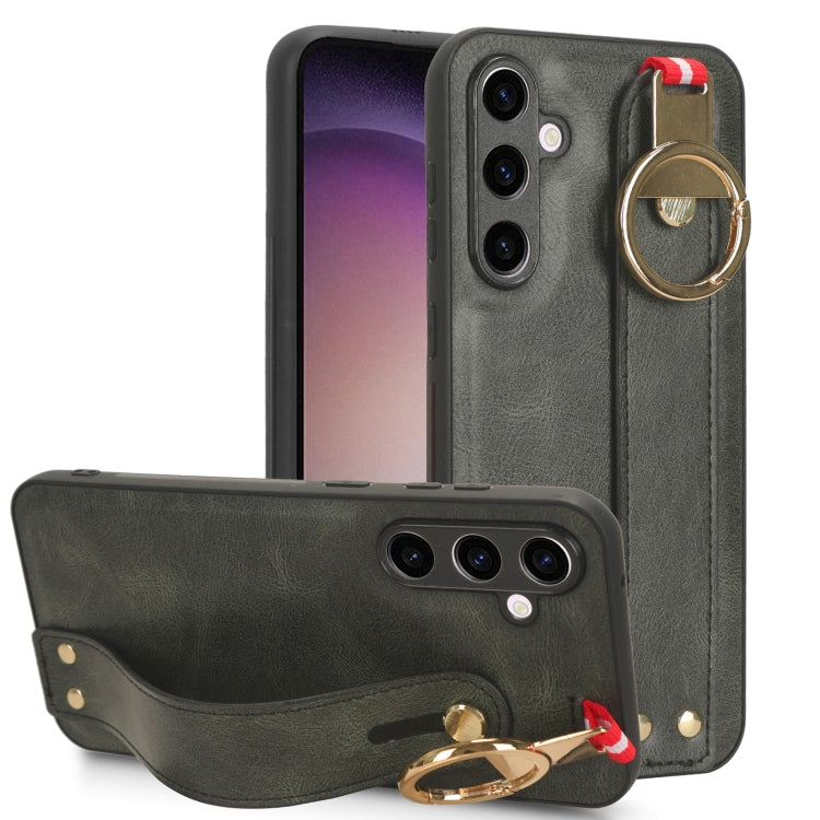 Wristband Leather Back Phone Case, For Samsung Galaxy Z Fold4, For Samsung Galaxy A05s 4G, For Samsung Galaxy S24 Ultra 5G, For Samsung Galaxy M34 5G, For Samsung Galaxy S23 FE 5G, For Samsung Galaxy S24+ 5G, For Samsung Galaxy Z Flip4                 ...