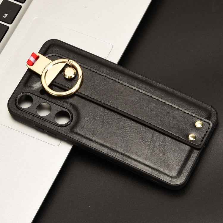 Wristband Leather Back Phone Case, For Samsung Galaxy S24 5G, For Samsung Galaxy Z Flip3 5G, For Samsung Galaxy Z Fold3 5G, For Samsung Galaxy Z Fold2 5G, For Samsung Galaxy Fold 5G /W20