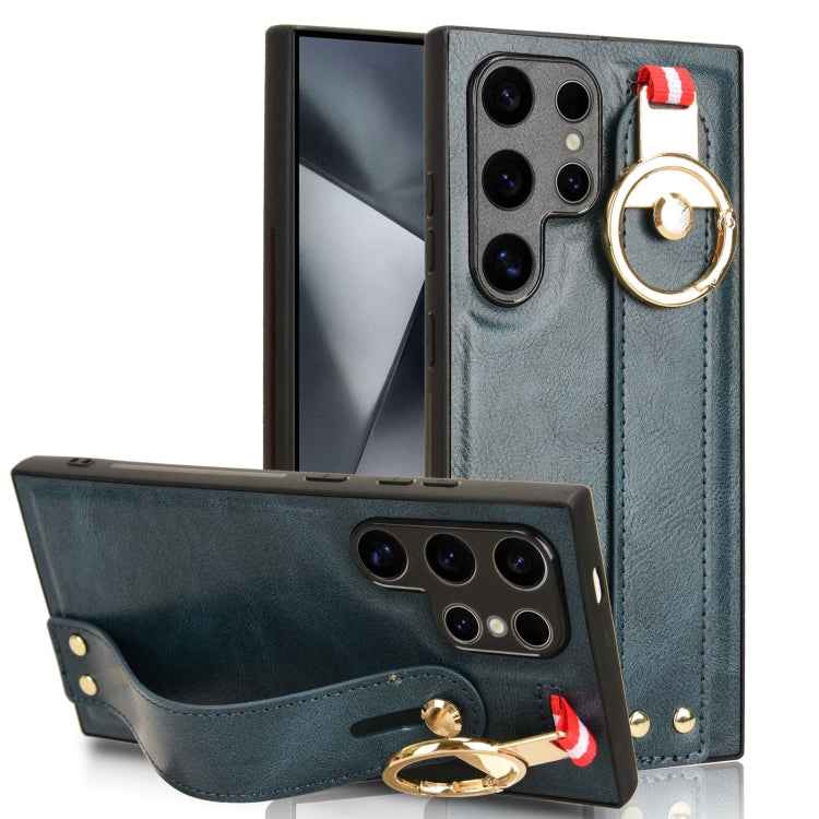 Wristband Leather Back Phone Case, For Samsung Galaxy Z Fold4, For Samsung Galaxy A05s 4G, For Samsung Galaxy S24 Ultra 5G, For Samsung Galaxy M34 5G, For Samsung Galaxy S23 FE 5G, For Samsung Galaxy S24+ 5G, For Samsung Galaxy Z Flip4                 ...