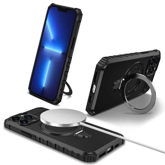 MagSafe Magnetic Holder Phone Case, For iPhone 13 Pro Max, For iPhone 13 Pro, For iPhone 13, For iPhone 12, For iPhone 12 Pro Max, For iPhone 12 Pro, For iPhone 11 Pro Max, For iPhone 11