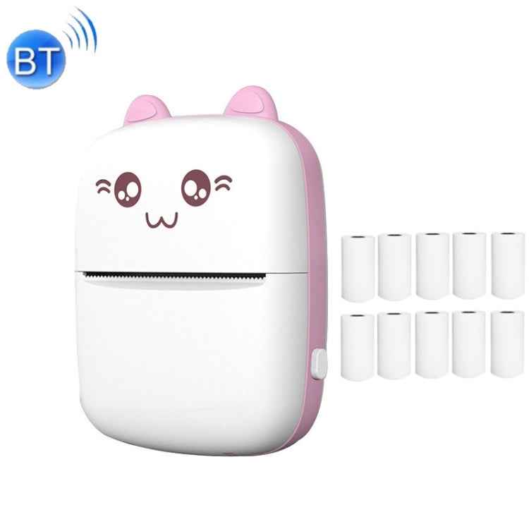 C9 Mini Bluetooth Wireless Thermal Printer, With 1 Roll Paper, With 5 Papers, With 10 Papers, With 5 Sticker Papers, With 5 Papers & 5 Sticker Papers, With 5 Papers & 5 Sticker & 3 Color Papers