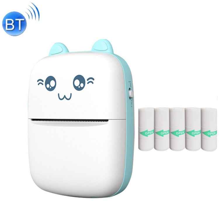 C9 Mini Bluetooth Wireless Thermal Printer, With 1 Roll Paper, With 5 Papers, With 10 Papers, With 5 Sticker Papers, With 5 Papers & 5 Sticker Papers, With 5 Papers & 5 Sticker & 3 Color Papers