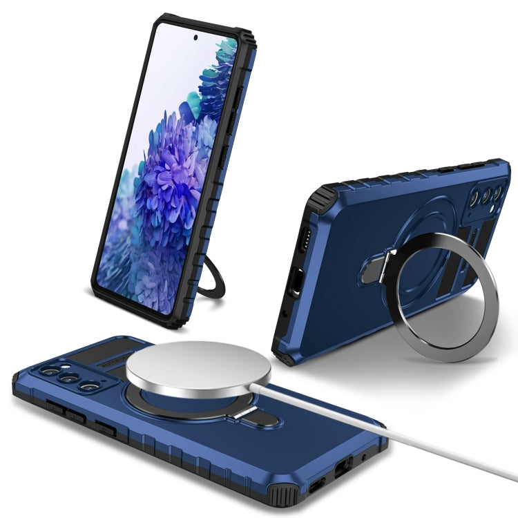 MagSafe Magnetic Holder Phone Case, For Samsung Galaxy S23 Ultra 5G, For Samsung Galaxy S23 5G, For Samsung Galaxy S20 FE, For Samsung Galaxy S22 Ultra 5G, For Samsung Galaxy S22+ 5G, For Samsung Galaxy S22 5G, For Samsung Galaxy S21 FE 5G             ...