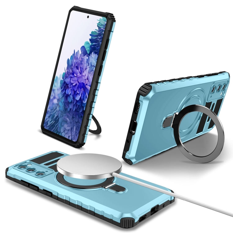 MagSafe Magnetic Holder Phone Case, For Samsung Galaxy S23 Ultra 5G, For Samsung Galaxy S23 5G, For Samsung Galaxy S20 FE, For Samsung Galaxy S22 Ultra 5G, For Samsung Galaxy S22+ 5G, For Samsung Galaxy S22 5G, For Samsung Galaxy S21 FE 5G             ...