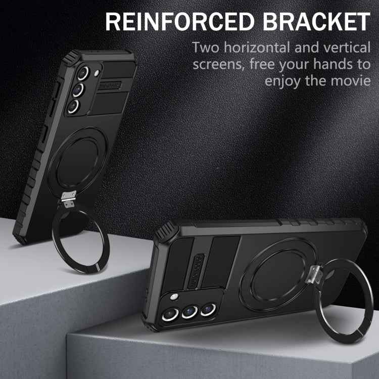 MagSafe Magnetic Holder Phone Case, For Samsung Galaxy S21+ 5G, For Samsung Galaxy S21 Ultra 5G, For Samsung Galaxy Note20 Ultra