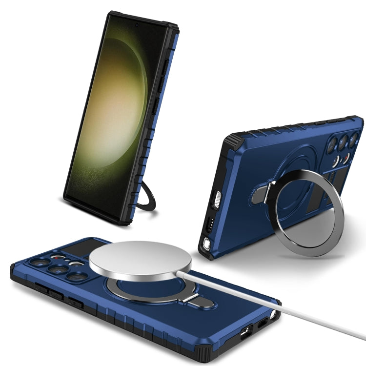 MagSafe Magnetic Holder Phone Case, For Samsung Galaxy S23 Ultra 5G, For Samsung Galaxy S23 5G, For Samsung Galaxy S20 FE, For Samsung Galaxy S22 Ultra 5G, For Samsung Galaxy S22+ 5G, For Samsung Galaxy S22 5G, For Samsung Galaxy S21 FE 5G             ...
