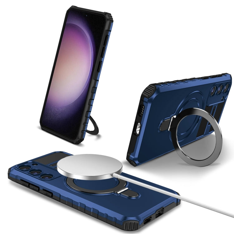 MagSafe Magnetic Holder Phone Case, For Samsung Galaxy S23 Ultra 5G, For Samsung Galaxy S23 5G, For Samsung Galaxy S20 FE, For Samsung Galaxy S22 Ultra 5G, For Samsung Galaxy S22+ 5G, For Samsung Galaxy S22 5G, For Samsung Galaxy S21 FE 5G             ...