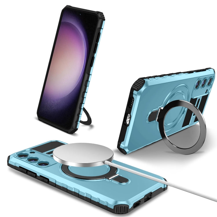 MagSafe Magnetic Holder Phone Case, For Samsung Galaxy S23 Ultra 5G, For Samsung Galaxy S23 5G, For Samsung Galaxy S20 FE, For Samsung Galaxy S22 Ultra 5G, For Samsung Galaxy S22+ 5G, For Samsung Galaxy S22 5G, For Samsung Galaxy S21 FE 5G             ...