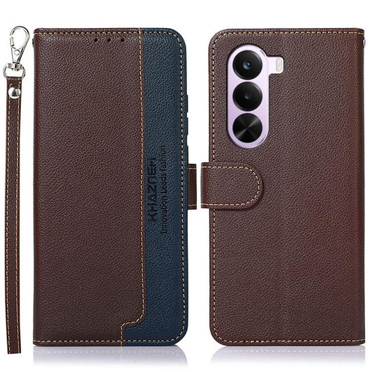 KHAZNEH Litchi Texture Leather RFID Phone Case, For OnePlus Nord CE6 Lite 5G Global, For OnePlus Ace 6 Ultra, For OnePlus 15T, For OnePlus Turbo 6 / 6V, For OnePlus 15R / Ace 6 / Ace 6T, For OnePlus 15, For OnePlus Nord 5 / Ace 5 Ultra                 ...