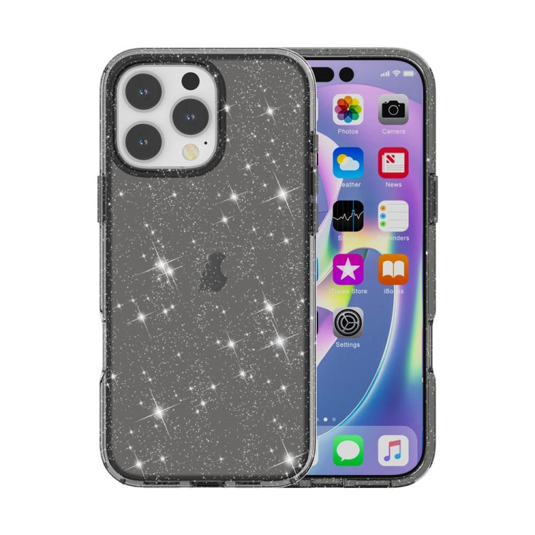 Shockproof Terminator Glitter Powder Phone Case, For iPhone 17e / 16e, For iPhone 16 Pro Max, For iPhone 16 Pro, For iPhone 16 Plus, For iPhone 16, For iPhone 15 Pro Max, For iPhone 15 Pro, For iPhone 15 Plus, For iPhone 15