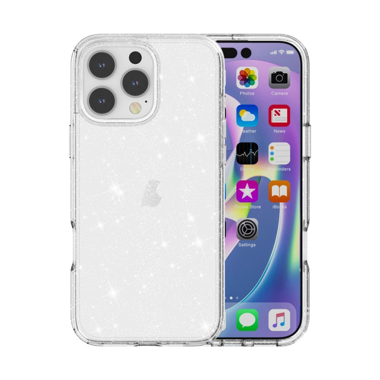 Shockproof Terminator Glitter Powder Phone Case, For iPhone 17e / 16e, For iPhone 16 Pro Max, For iPhone 16 Pro, For iPhone 16 Plus, For iPhone 16, For iPhone 15 Pro Max, For iPhone 15 Pro, For iPhone 15 Plus, For iPhone 15