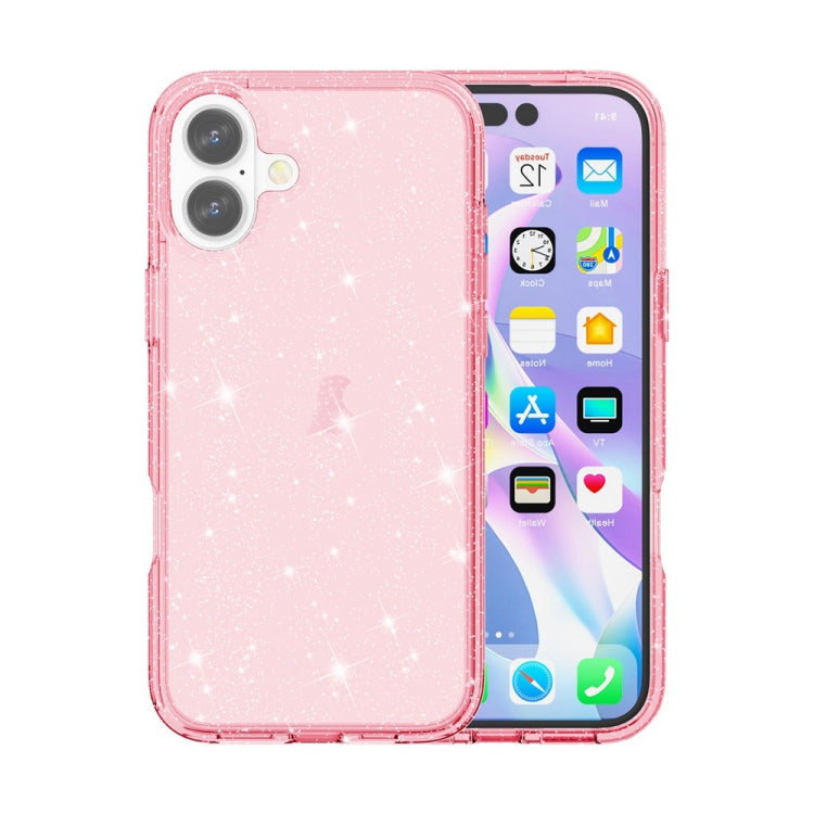 Shockproof Terminator Glitter Powder Phone Case, For iPhone 17e / 16e, For iPhone 16 Pro Max, For iPhone 16 Pro, For iPhone 16 Plus, For iPhone 16, For iPhone 15 Pro Max, For iPhone 15 Pro, For iPhone 15 Plus, For iPhone 15