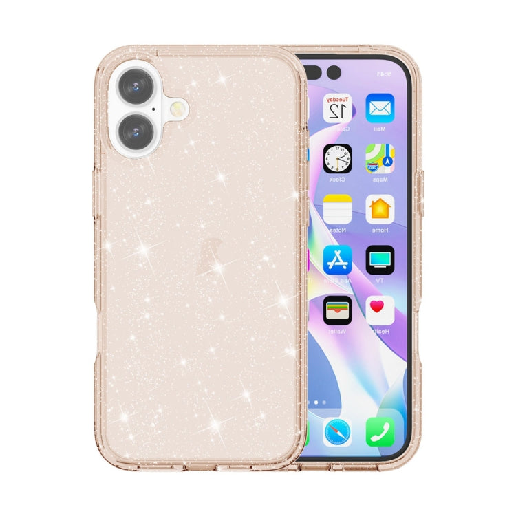 Shockproof Terminator Glitter Powder Phone Case, For iPhone 17e / 16e, For iPhone 16 Pro Max, For iPhone 16 Pro, For iPhone 16 Plus, For iPhone 16, For iPhone 15 Pro Max, For iPhone 15 Pro, For iPhone 15 Plus, For iPhone 15