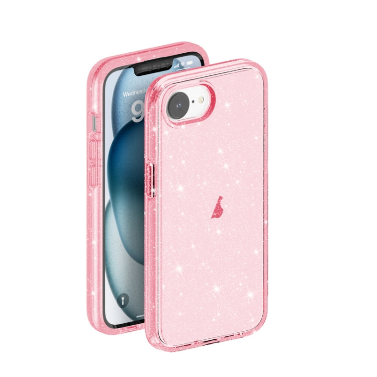 Shockproof Terminator Glitter Powder Phone Case, For iPhone 17e / 16e, For iPhone 16 Pro Max, For iPhone 16 Pro, For iPhone 16 Plus, For iPhone 16, For iPhone 15 Pro Max, For iPhone 15 Pro, For iPhone 15 Plus, For iPhone 15