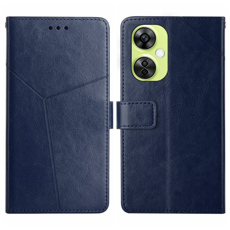 Y-shaped Pattern Flip Leather Phone Case, For OnePlus 12R 5G Global, For OnePlus 12 5G Global, For OnePlus Nord CE 3 Lite