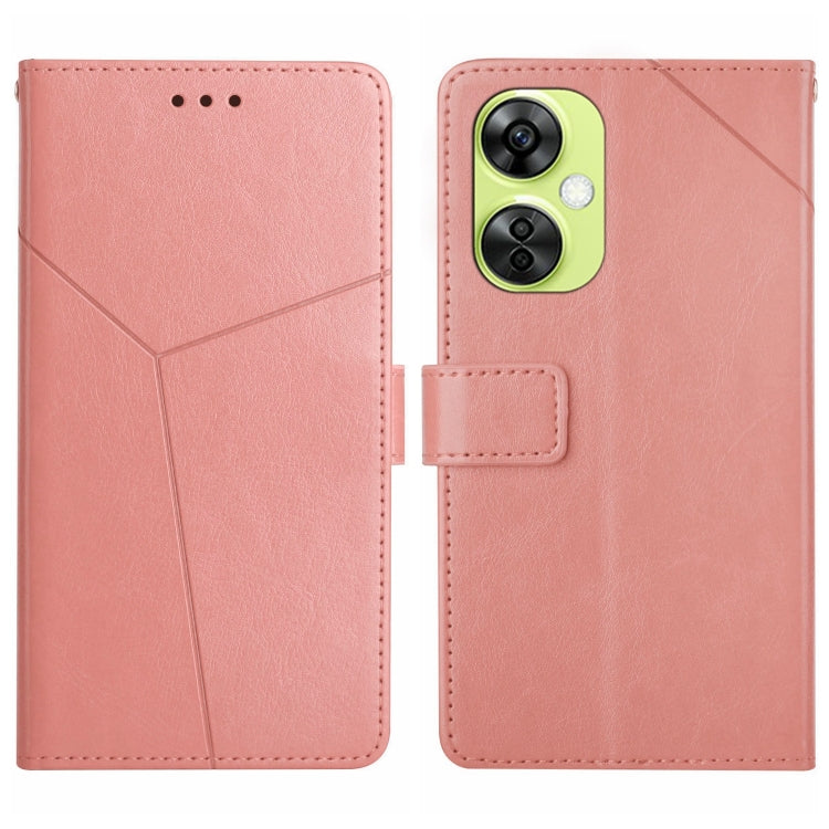 Y-shaped Pattern Flip Leather Phone Case, For OnePlus 12R 5G Global, For OnePlus 12 5G Global, For OnePlus Nord CE 3 Lite