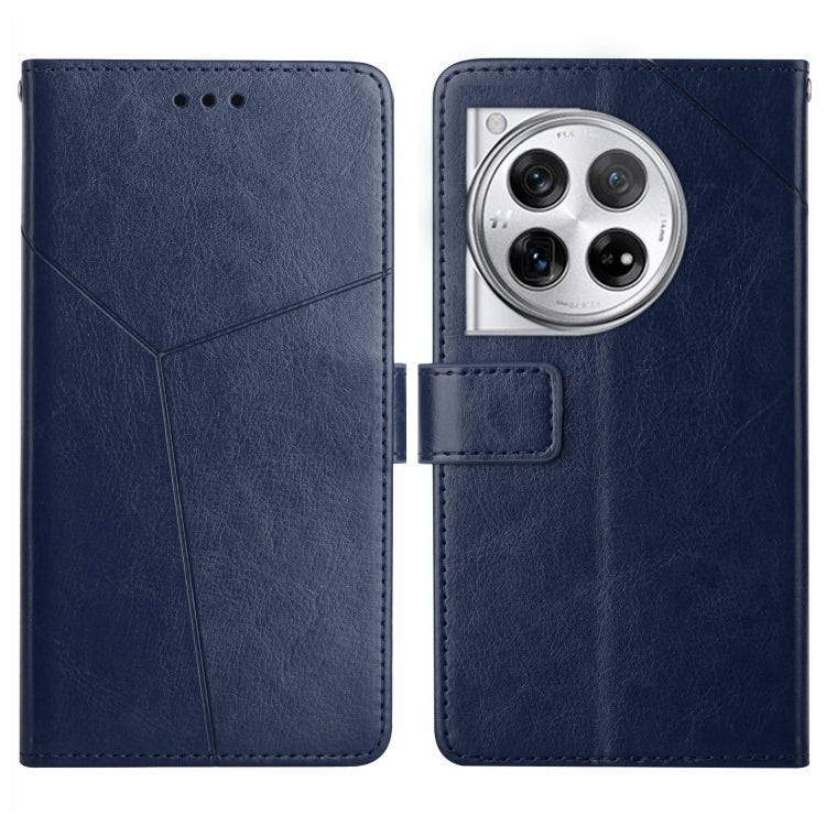 Y-shaped Pattern Flip Leather Phone Case, For OnePlus 12R 5G Global, For OnePlus 12 5G Global, For OnePlus Nord CE 3 Lite