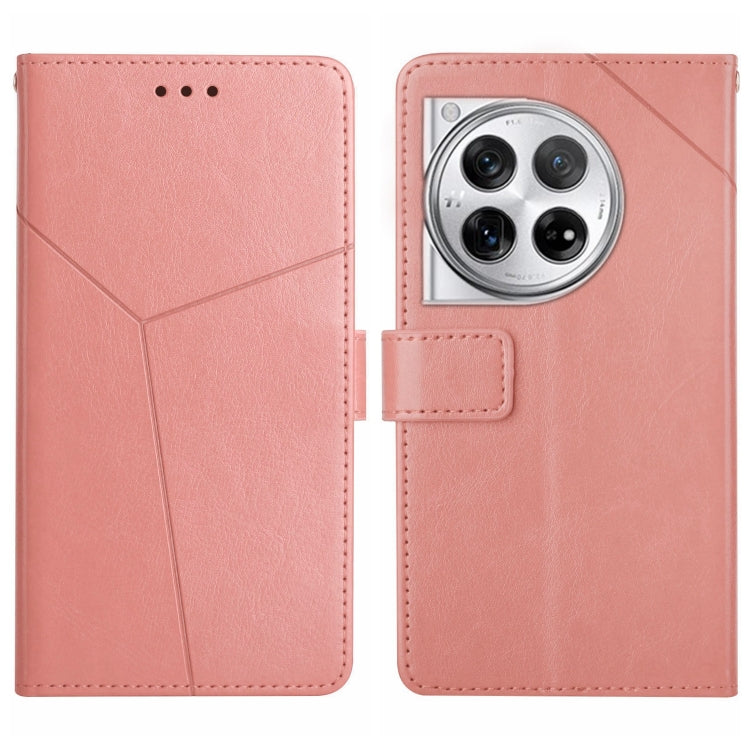 Y-shaped Pattern Flip Leather Phone Case, For OnePlus 12R 5G Global, For OnePlus 12 5G Global, For OnePlus Nord CE 3 Lite