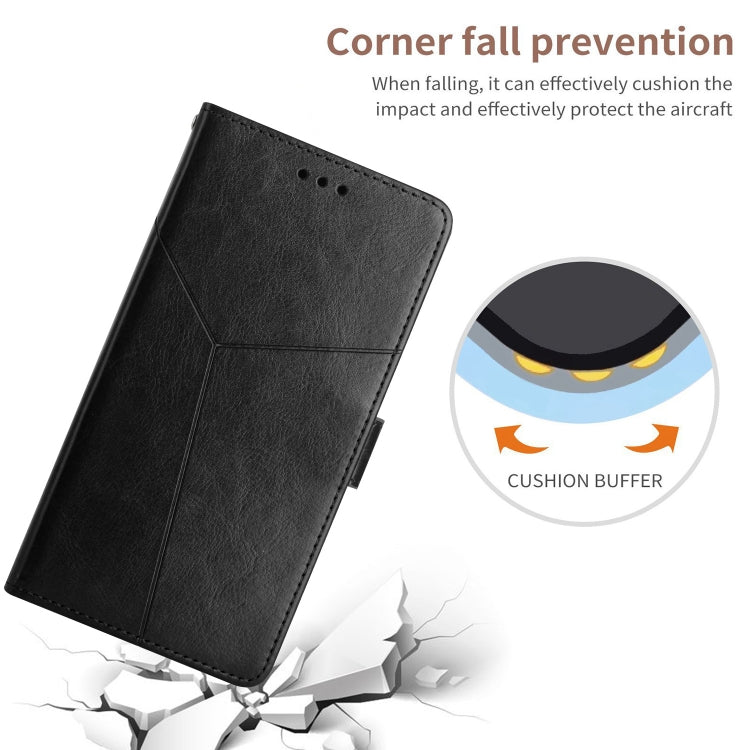 Y-shaped Pattern Flip Leather Phone Case, For OnePlus 12R 5G Global, For OnePlus 12 5G Global, For OnePlus Nord CE 3 Lite