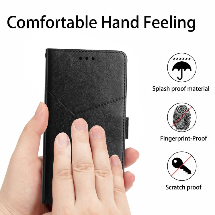 Y-shaped Pattern Flip Leather Phone Case, For OnePlus 12R 5G Global, For OnePlus 12 5G Global, For OnePlus Nord CE 3 Lite