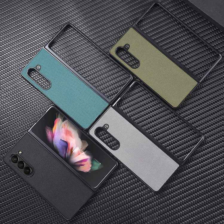 Nylon Cloth Texture Shockproof PC+TPU Phone Case, For Samsung Galaxy Z Fold5