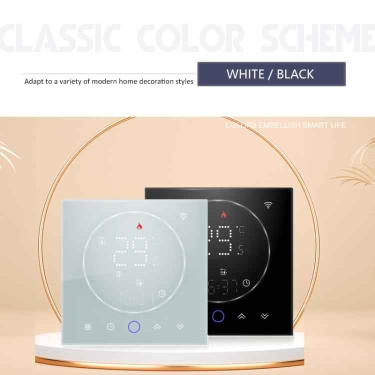 BHT-008GBL 95-240V AC 16A Smart Home Electric Heating LED Thermostat Without WiFi, Without WiFi