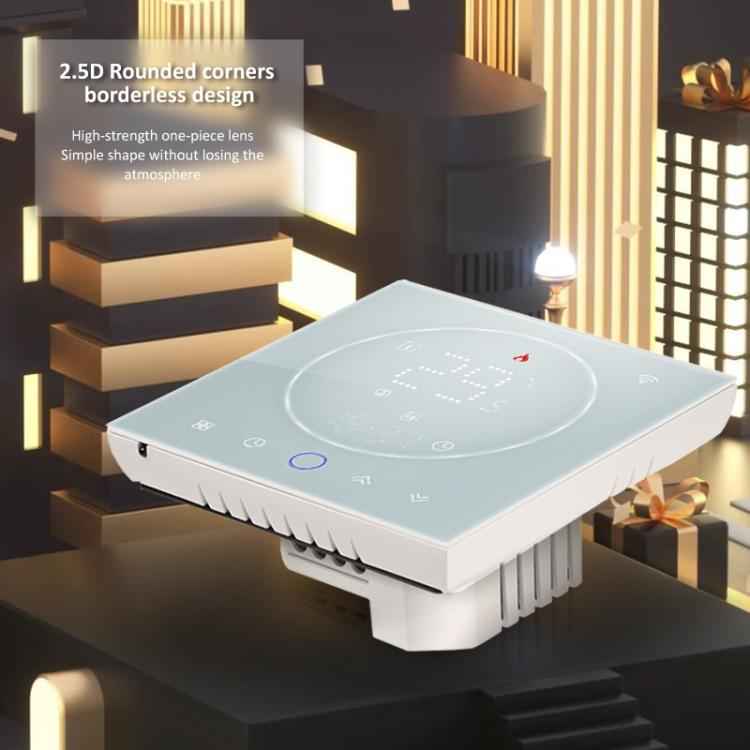 BHT-008GBL 95-240V AC 16A Smart Home Electric Heating LED Thermostat Without WiFi, Without WiFi