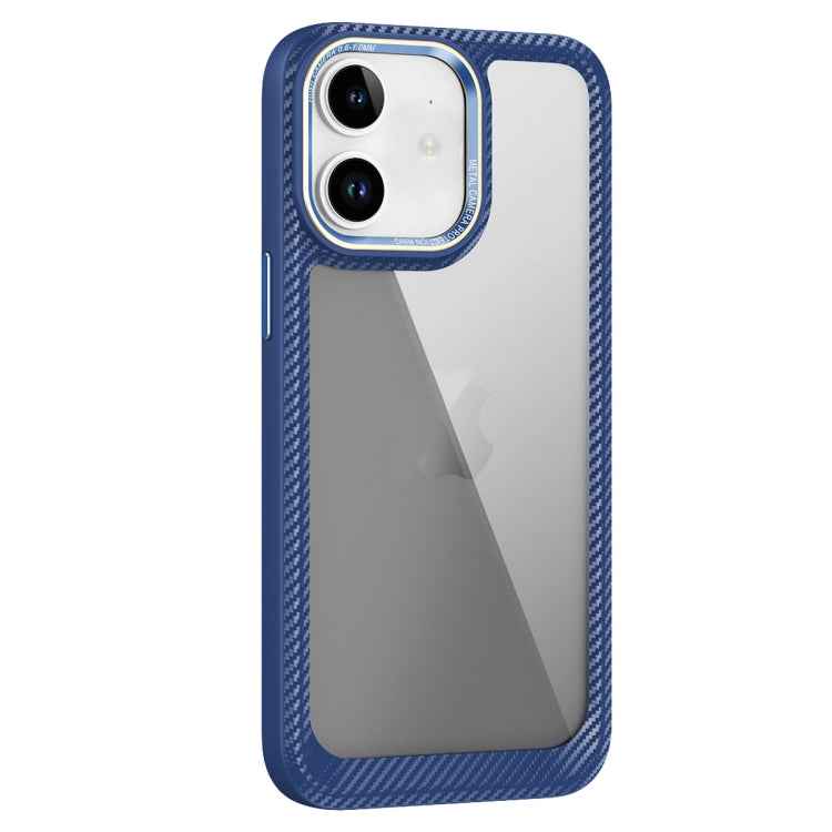 Carbon Fiber Transparent Back Panel Phone Case