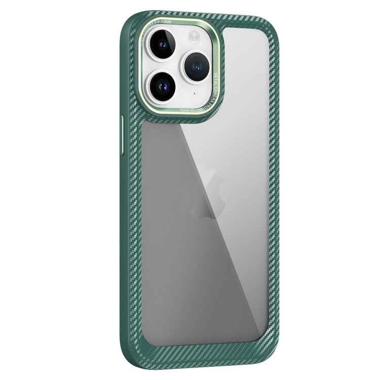 Carbon Fiber Transparent Back Panel Phone Case